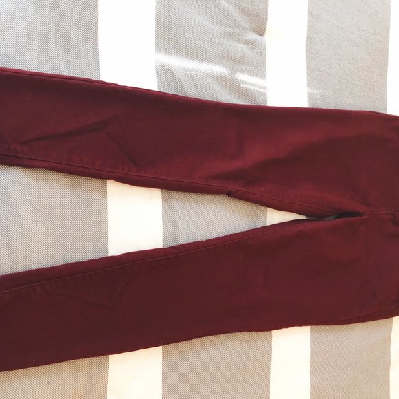 🌟HP!🌟 Design Lab | Burgundy Jeans - Picture 3 of 9